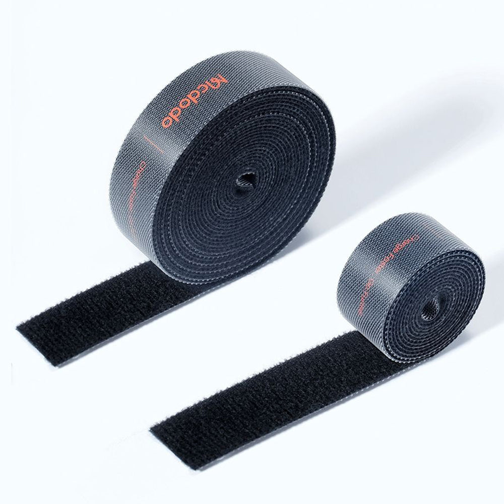 Organisateur de câbles McDodo VS-0961 Belt, Velcro, 3m, Noir
