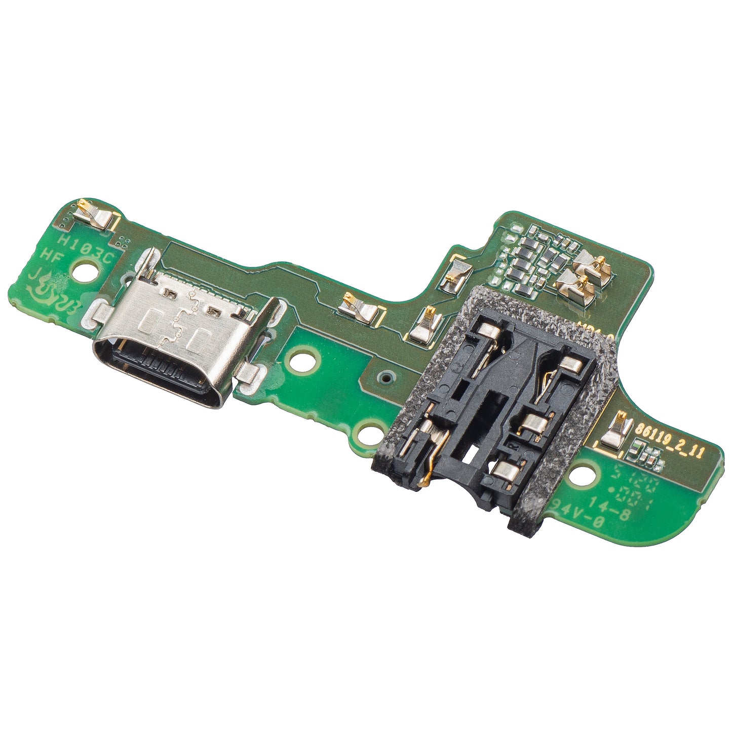 Ladeanschlussplatine - Audio - Mikrofon Samsung Galaxy A20s A207, M12 Version, Service Pack GH81-17775A
