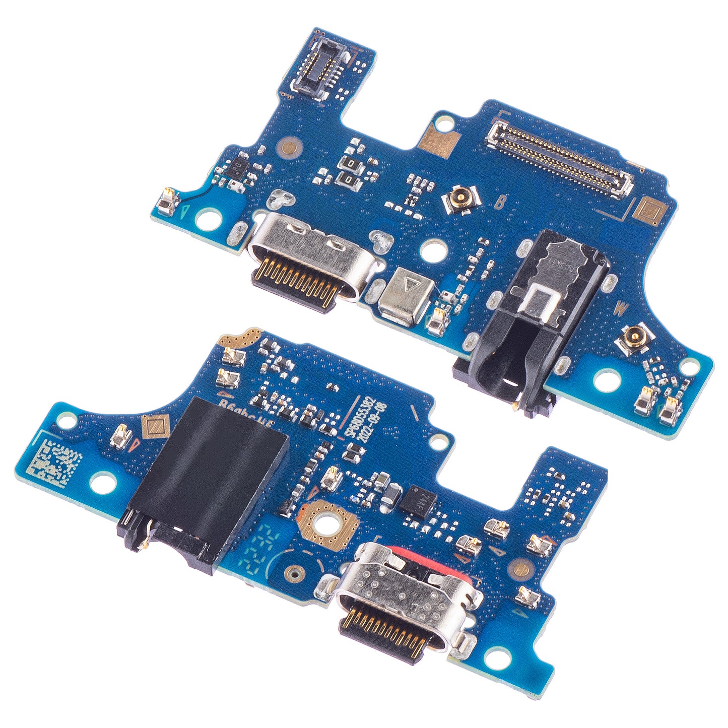 Ladebuchse / Audio / Mikrofon Platine für Motorola Moto G72 | Service Pack