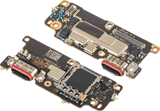 Carte avec Connecteur de Charge - Microphone - Module Lecteur SIM Motorola Razr 60 Ultra, Service Pack 5P68C29822