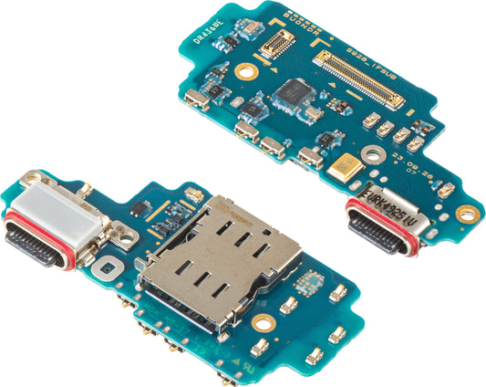 Ladeanschlussplatine - Mikrofon - SIM-Kartenlesermodul Samsung Galaxy S24 Ultra S928, Service Pack GH96-16497A