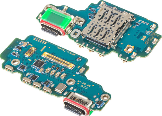 Ladeanschlussplatine - Mikrofon - SIM-Kartenlesermodul Samsung Galaxy S25 Ultra S938, Service Pack GH96-18321A