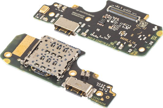 Ladeanschlussplatine - Mikrofon - SIM-Kartenlesermodul Xiaomi Redmi Note 12 Pro 4G, Service Pack 5600020K6A00