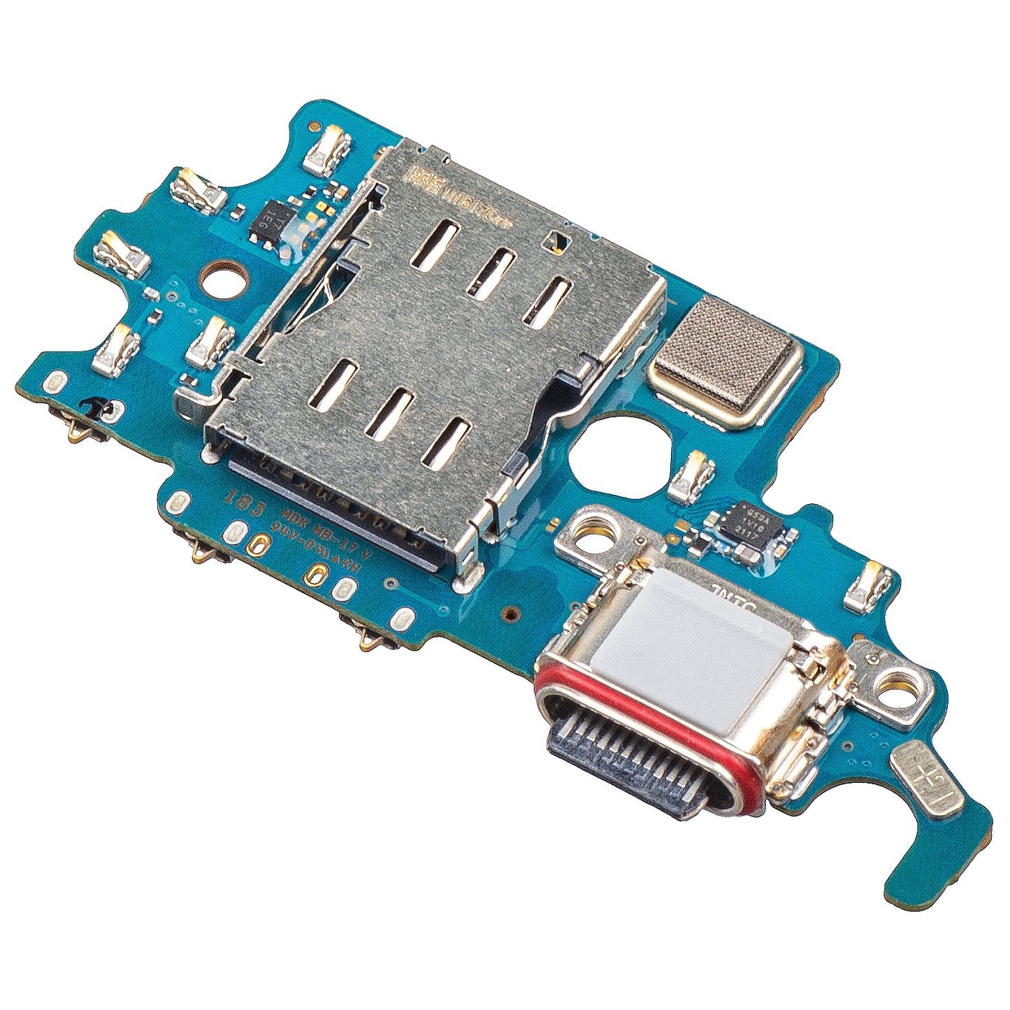 Ladebuchse / Mikrofon / SIM-Leser Platine für Samsung Galaxy S21 5G G991 | Service Pack