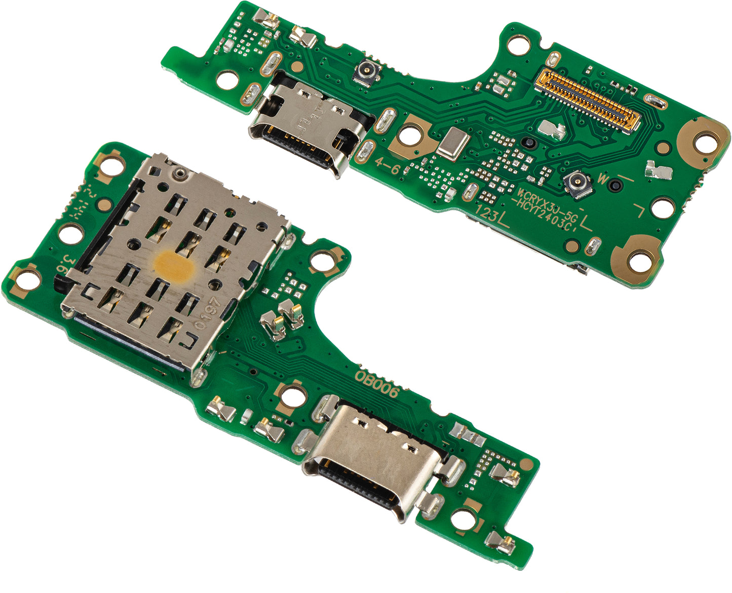 Carte avec Connecteur de Charge - Microphone - Module Lecteur SIM Honor X9 4G