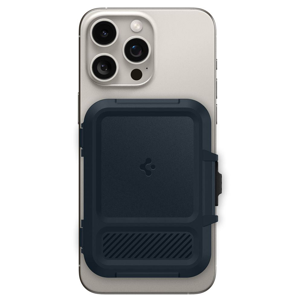 Magsafe Wallet, Spigen, Lock Fit, Black AFA08526