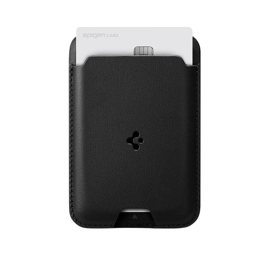 Portefeuille MagSafe, Spigen, Valentinus MagFit 2 Cartes, Noir AMP02284