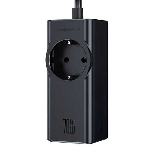 Multiprise McDodo CH-4620, 1 x Schuko - 1 x USB-A - 2 x USB-C, Noir
