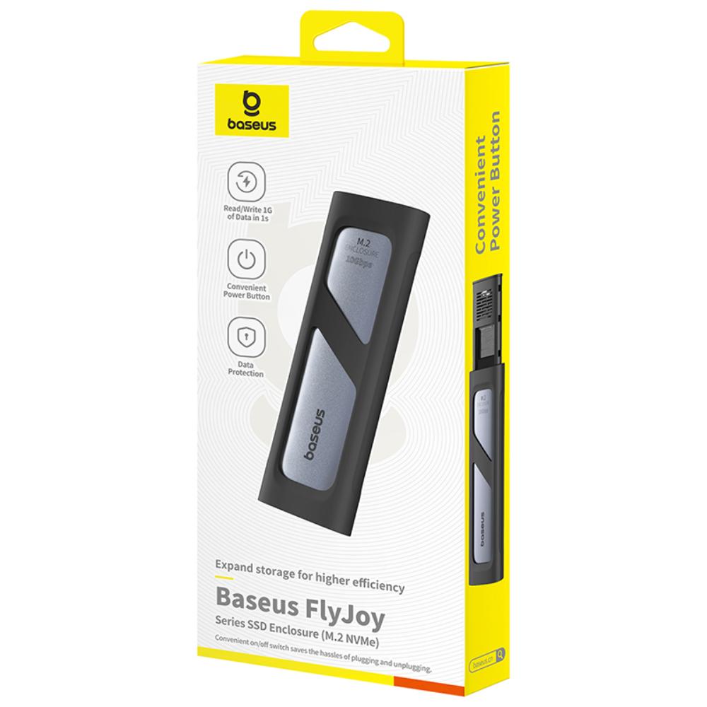 Rack Baseus FlyJoy Series pour SSD M.2 NVMe, Gris B00760600811-01