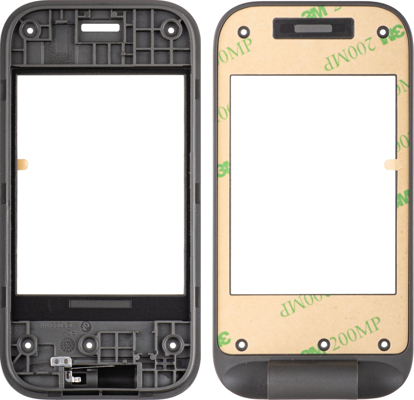 B Shell Cover für HMD 2660 Flip, Schwarz