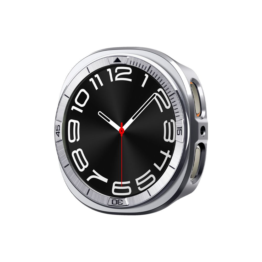 Spigen Tune Pro Pilot Protection Frame for Samsung Galaxy Watch8 44mm, Silver