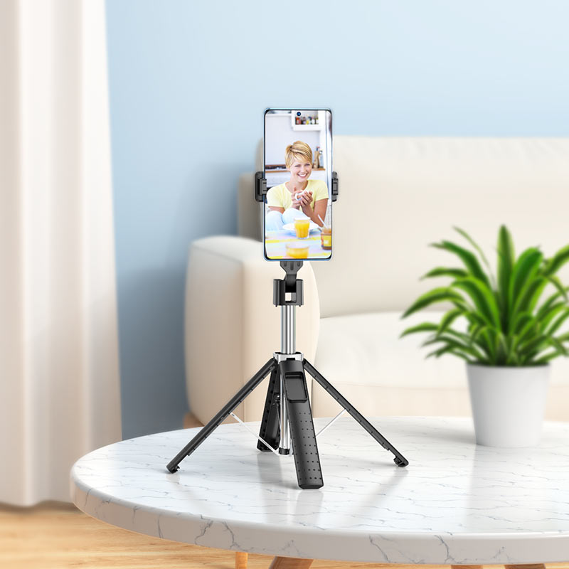 Bluetooth Selfie Stick HOCO K18, Universal, Black