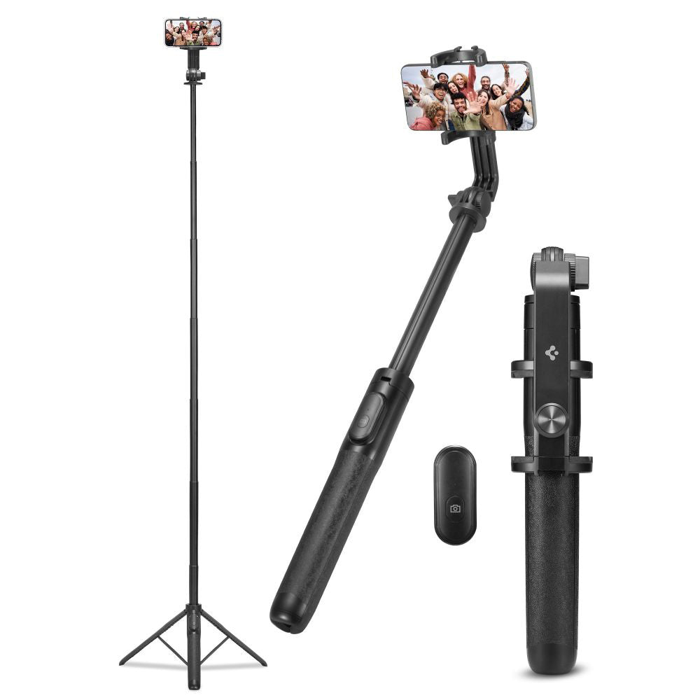 Selfie Stick Bluetooth Spigen S560W, Universal, Schwarz