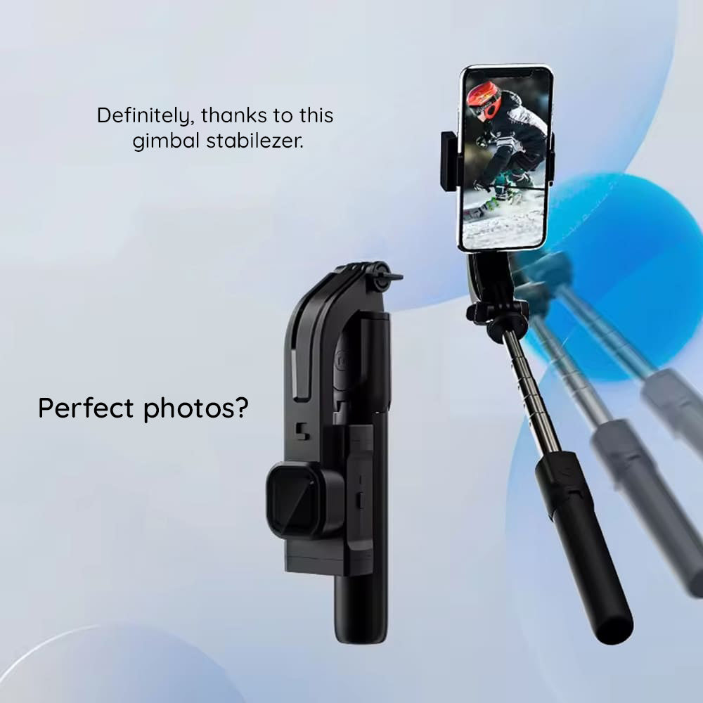Perche à selfie Bluetooth Techsuit C06, Universelle, Noire