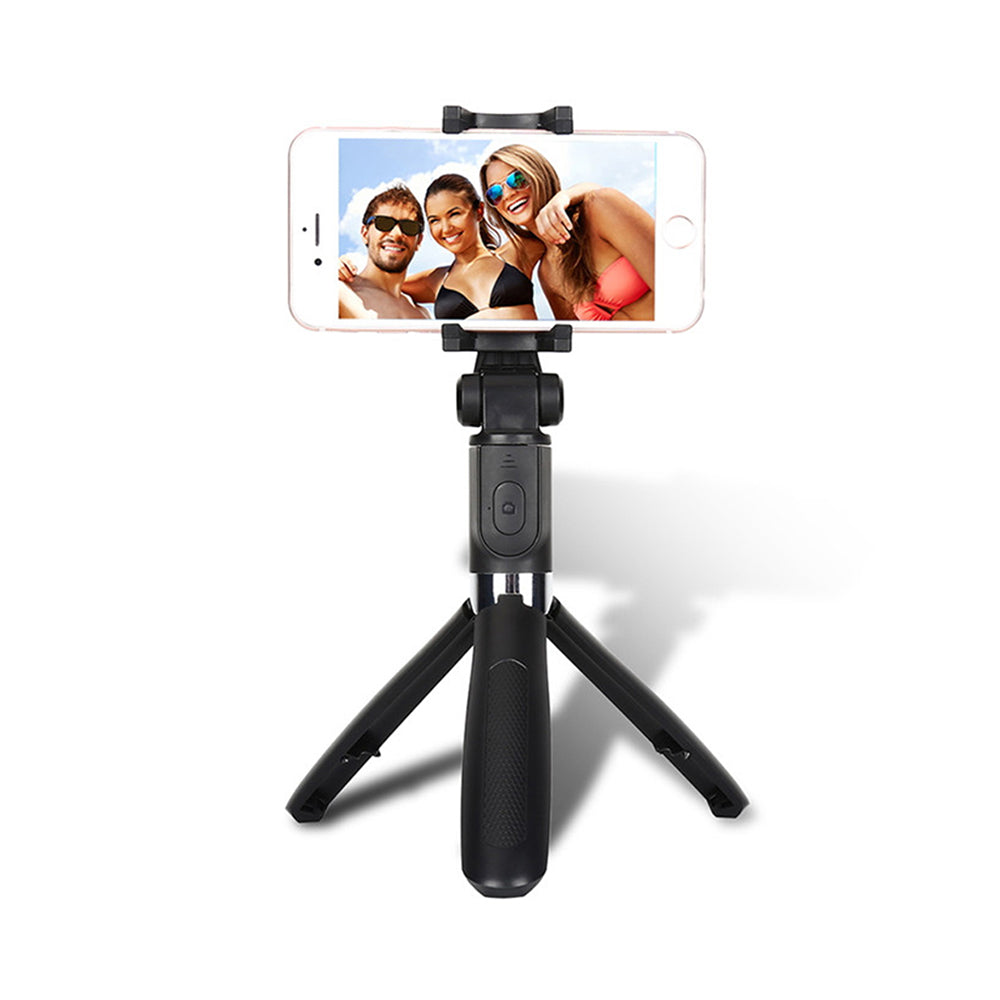 Selfie Stick Bluetooth Techsuit L01s, Universel, Noir