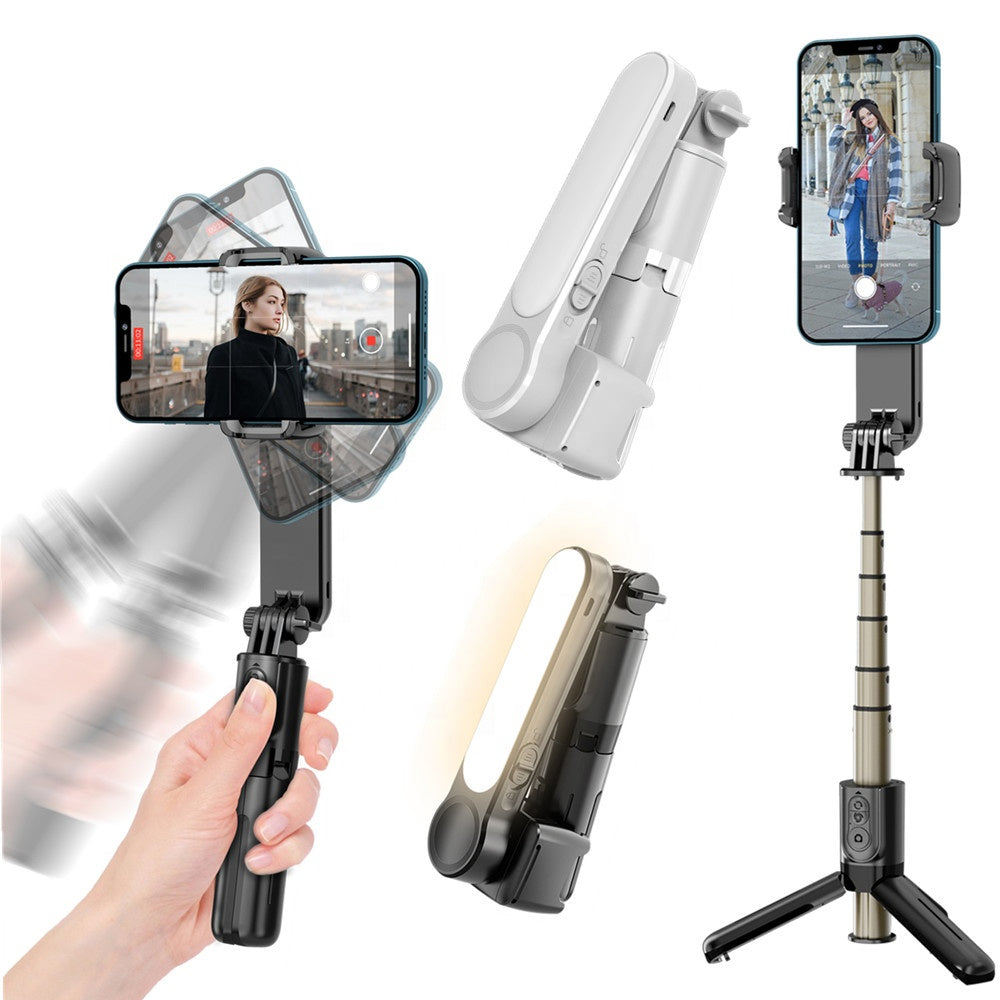Stabilisateur Gimbal Bluetooth Techsuit L09, Universel, Noir