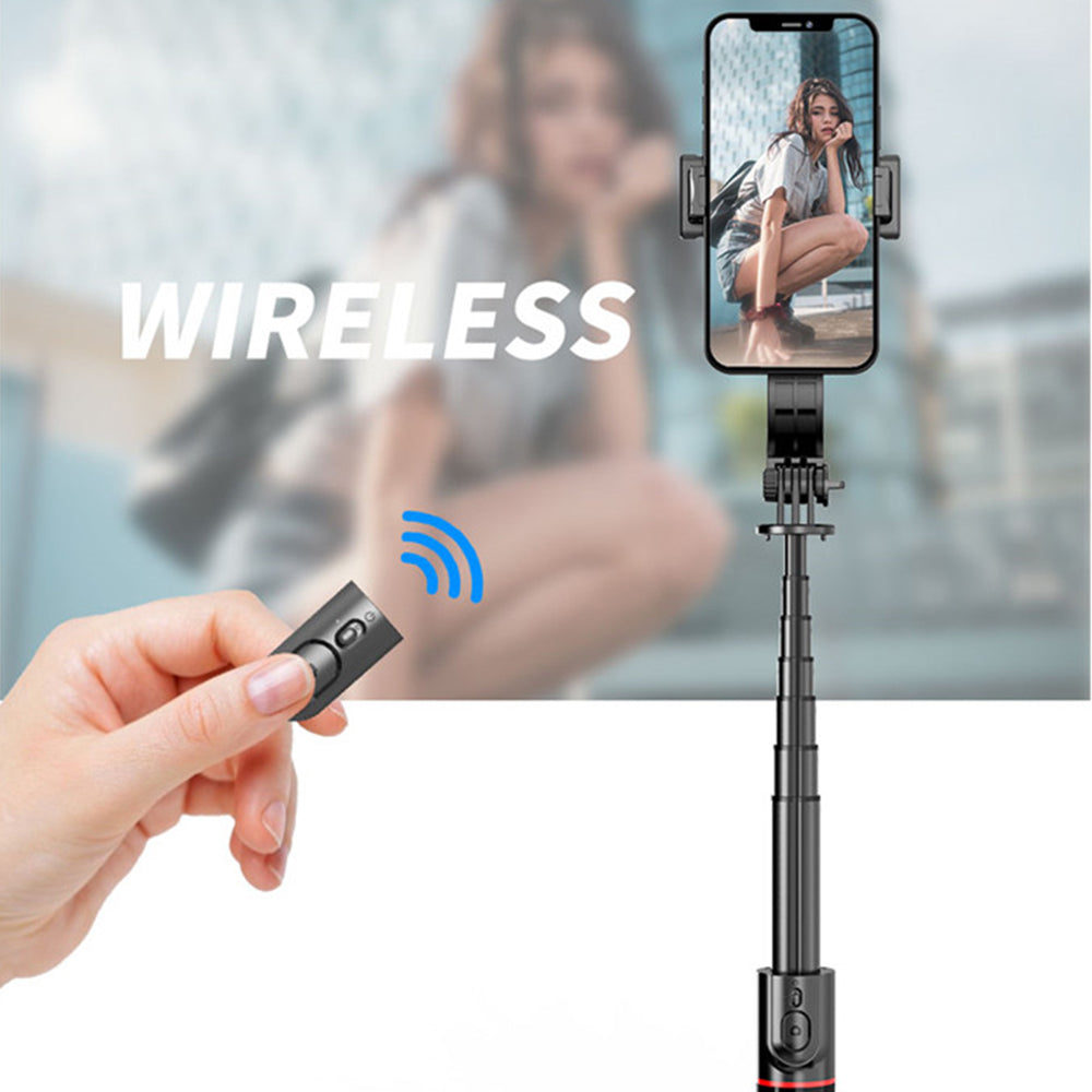 Perche à selfie Bluetooth Techsuit L12, Universelle, Noire