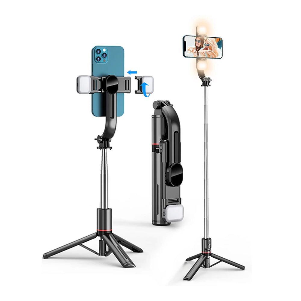 Selfie Stick Bluetooth Techsuit L13d, Universal, Schwarz