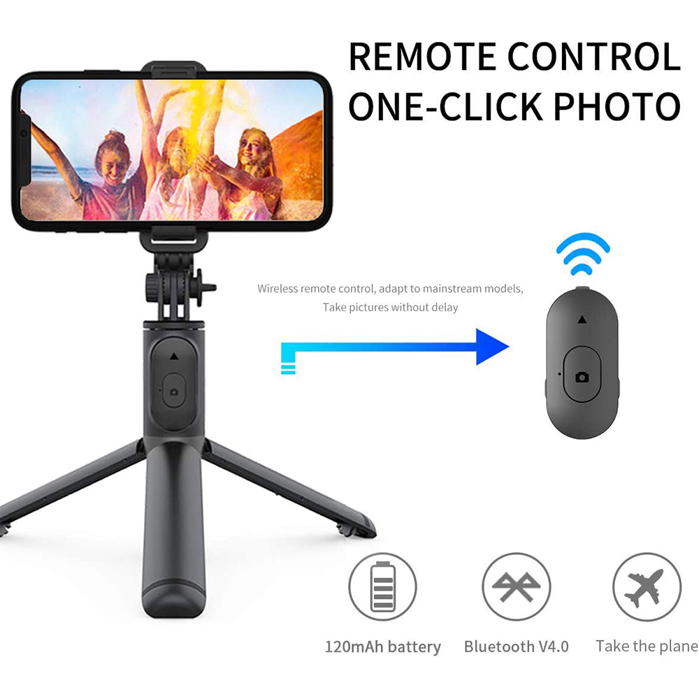 Selfie Stick Bluetooth Techsuit Q01, Universal, Weiß