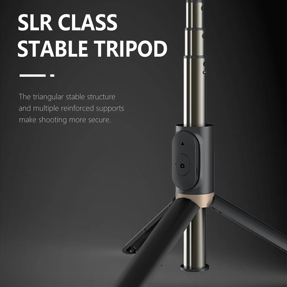 Selfie Stick Bluetooth Techsuit Q03s, Universal, Schwarz