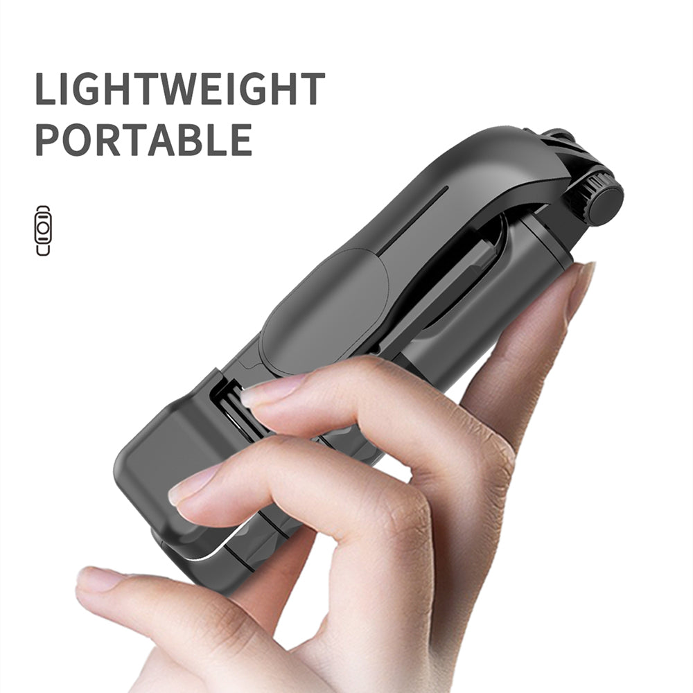 Selfie Stick Bluetooth Techsuit Q11, Universal, Schwarz