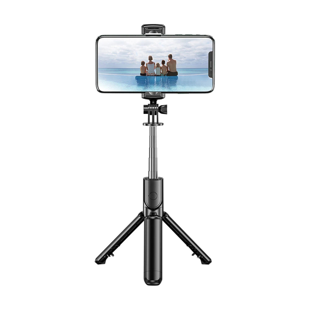 Perche à selfie Bluetooth Techsuit S03, Universel, Noir