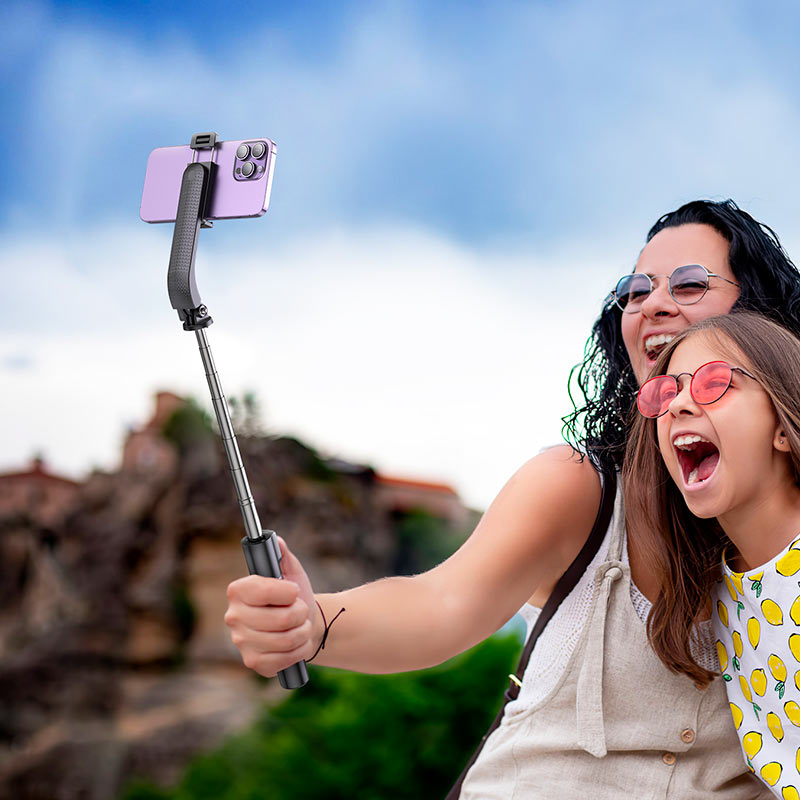 HOCO K20 Bluetooth Selfie Stick, Universal, Black
