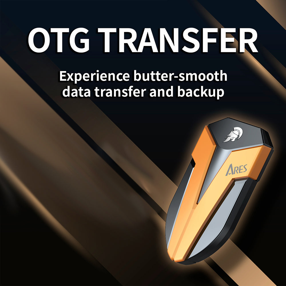 Solid State Drive (SSD Externe) Dato Ares Amber Shield, 500GB, Noir ARSASE-500GB