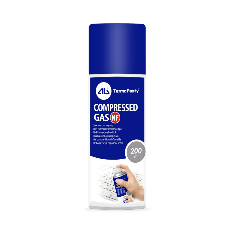 Spray d'Air Comprimé AG Termopasty NF (Non Inflammable), 200ml ART.AGT-255