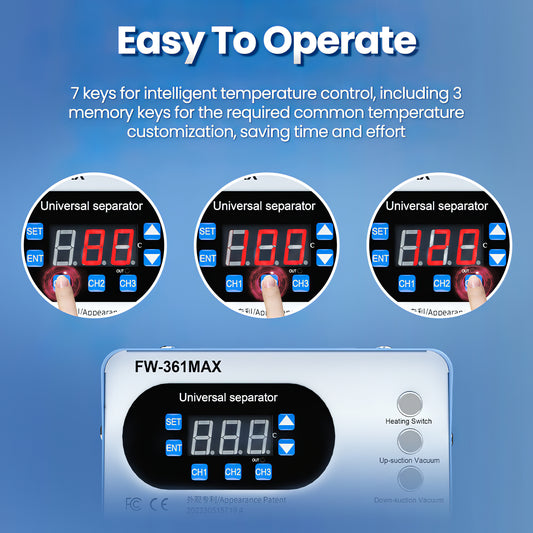 Anzeige Trennstation Touchscreen-Display Forward FW-361 Max