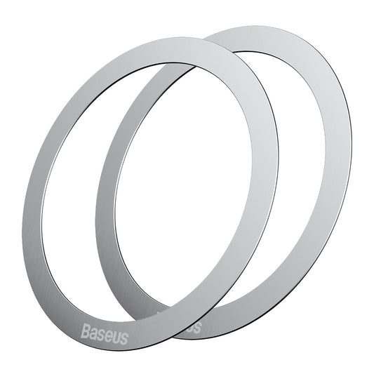 Metallic-Aufkleber Baseus Halo Series, 2er-Set, Silber PCCH000012