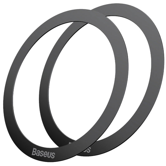 Metallic-Aufkleber Baseus Halo Series, Set 2 Stück, Schwarz PCCH000001