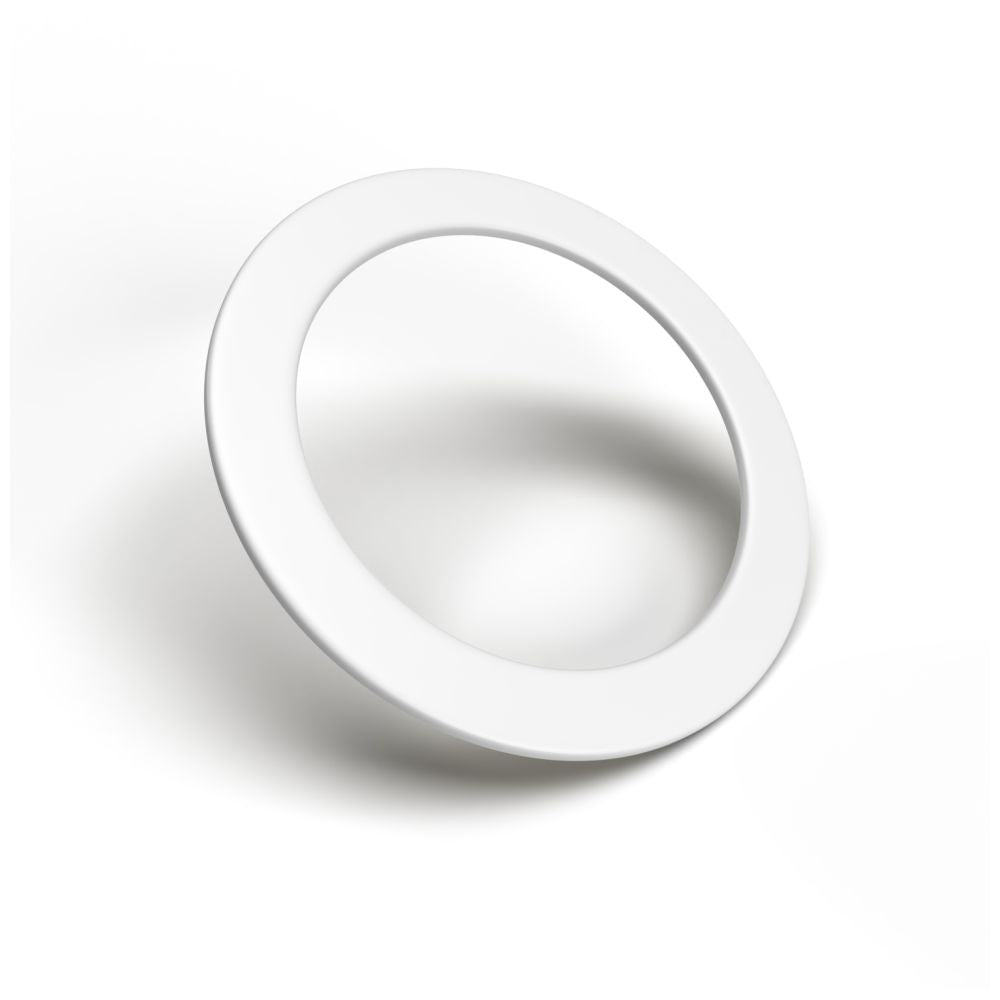 Autocollant Métallique Fixe, Blanc