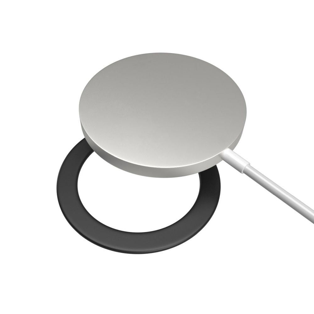 Metallischer Fixiersticker, Schwarz