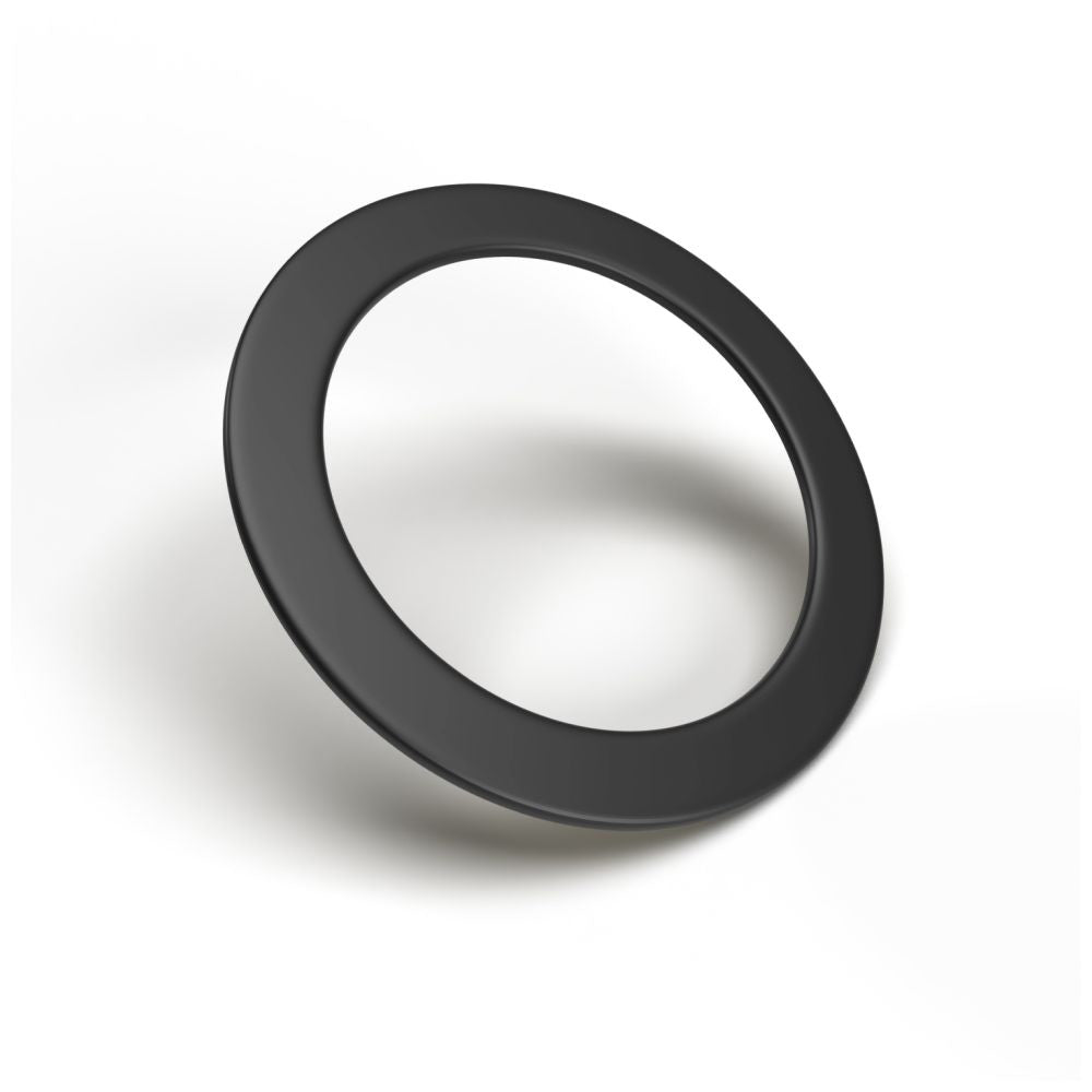 Metallischer Fixiersticker, Schwarz