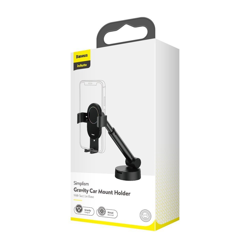 Car Holder Baseus Simplism, Universal, Black SUYL-JY01