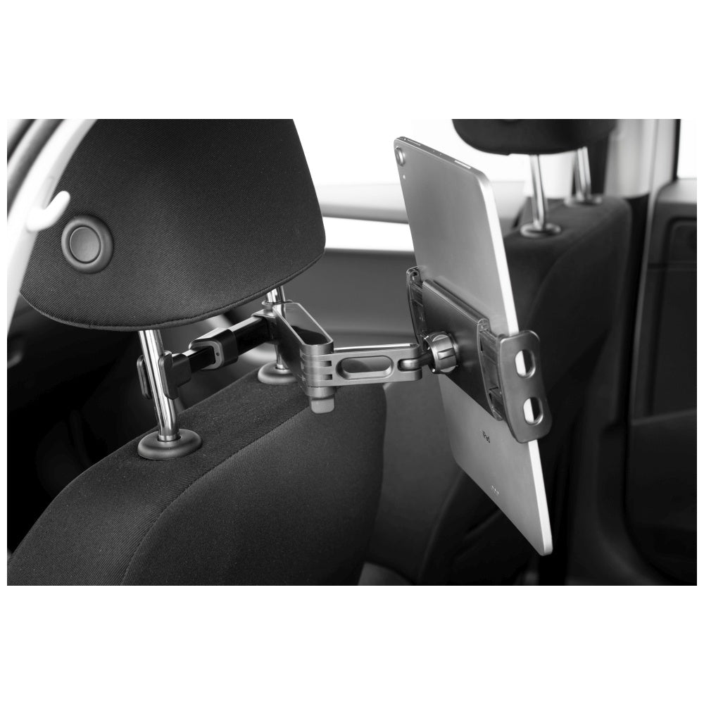 Auto-Kopfstützenhalter Fixed Tab Passenger 2, 7 Zoll - 13 Zoll, Schwarz