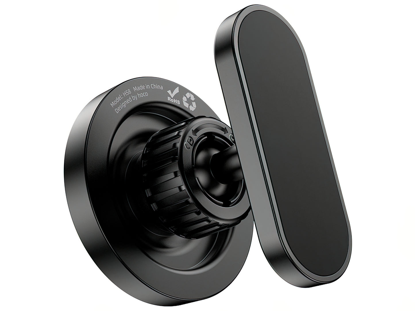 Support Auto Magnétique HOCO H58, 4.5 pouces - 7 pouces, Noir