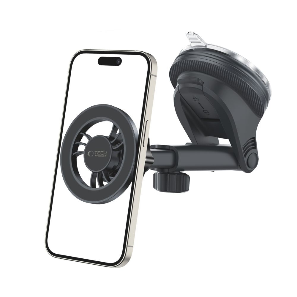 Support Auto Magnétique Tech-Protect N56 2en1, Universel, Noir