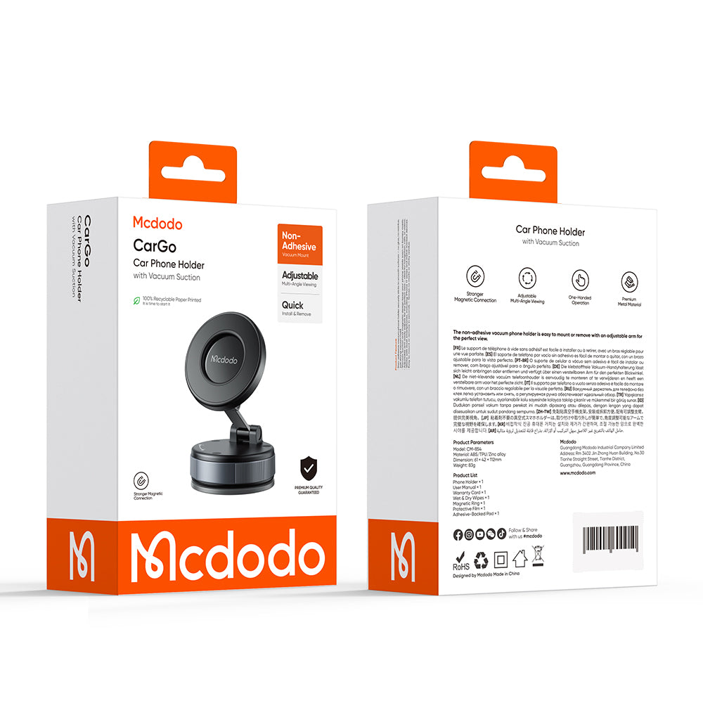 Magnetische Auto-Halterung McDodo CM-8540, Schwarz
