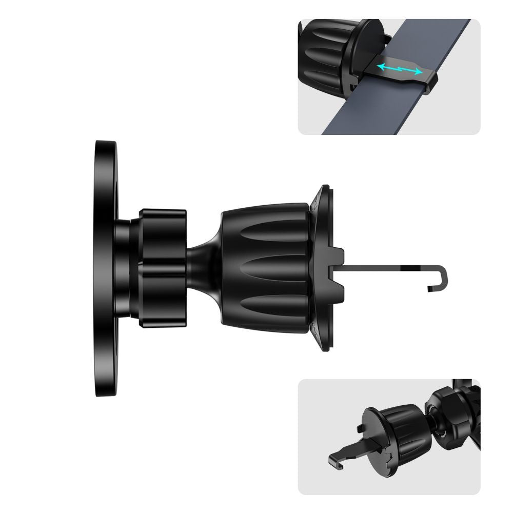 Support Auto Magnétique Tech-Protect N56 Carbon Vent, Universel, Noir