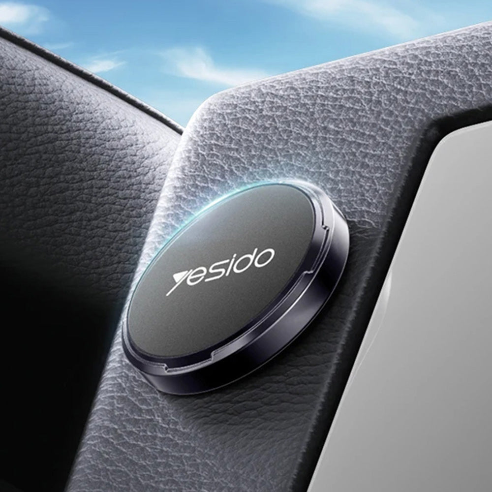 Support Auto Magnétique Yesido C211, Universel, Noir