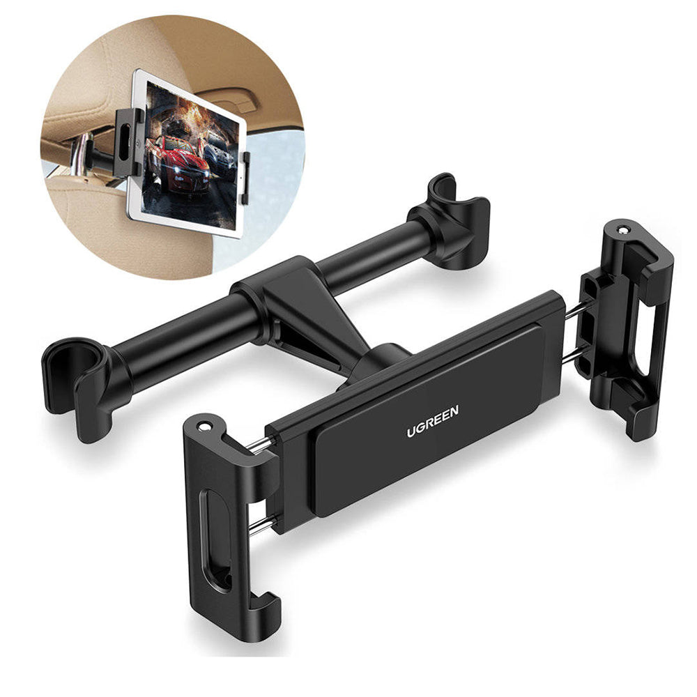 Support Auto Appui-tête UGREEN LP160 (60108) pour Téléphone / Tablette, 4.7 pouces - 12.9 pouces, Noir