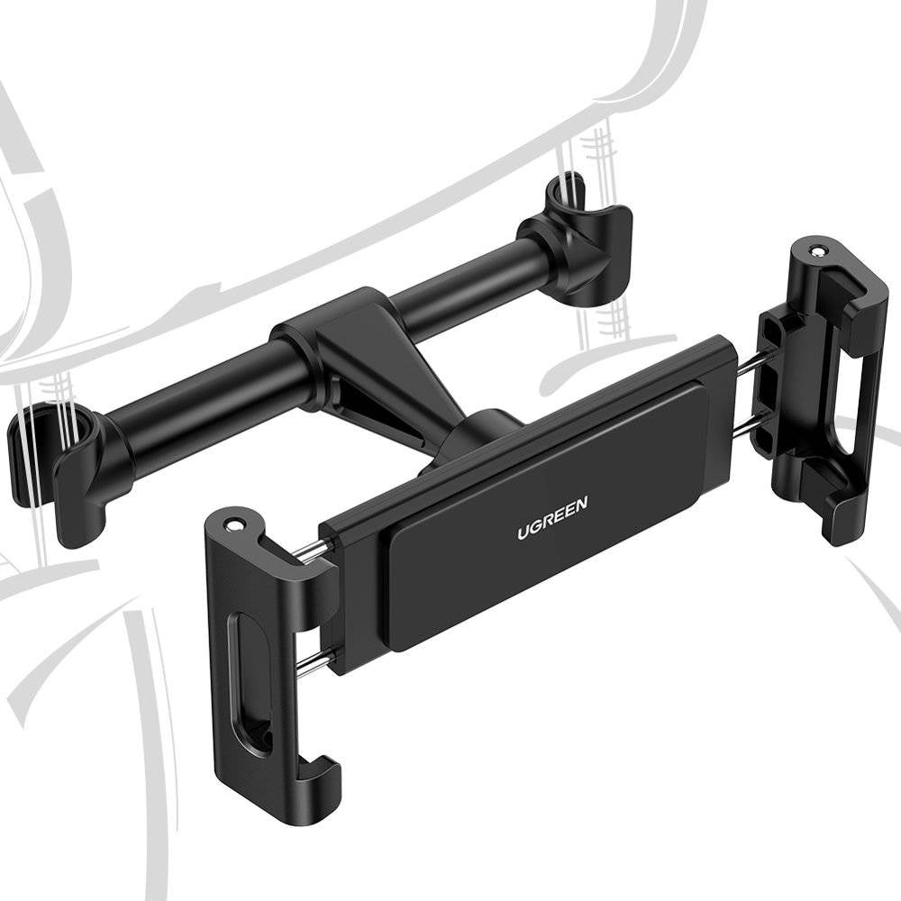Support Auto Appui-tête UGREEN LP160 (60108) pour Téléphone / Tablette, 4.7 pouces - 12.9 pouces, Noir