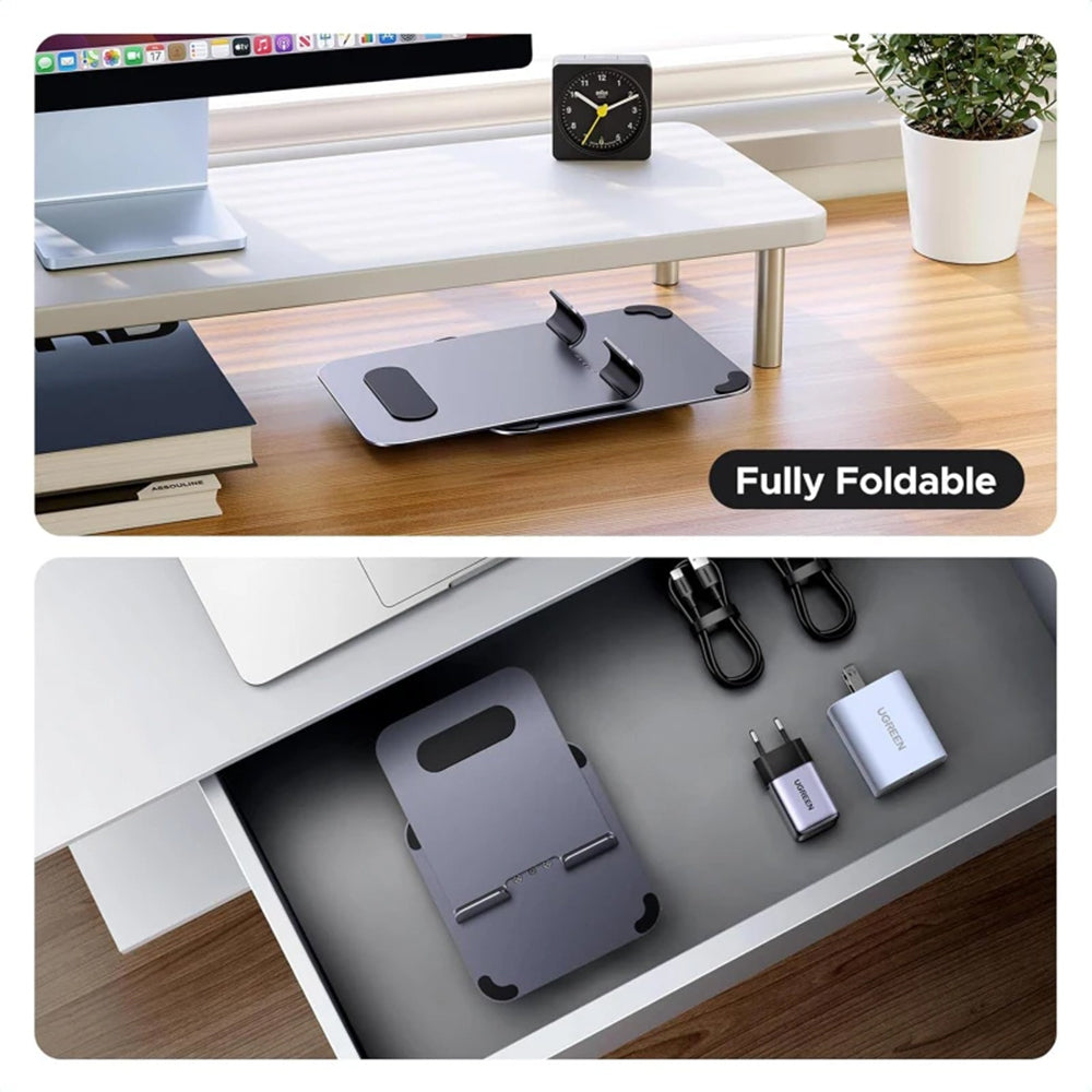 Support de bureau UGREEN LP894 (45860) pour téléphone / tablette, 4 pouces - 13 pouces, Gris