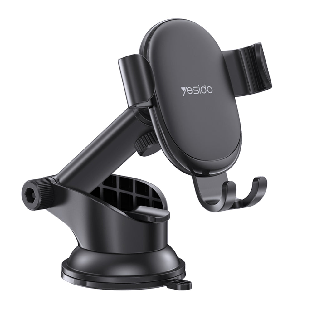 Support Auto Yesido C120, 4 pouces - 6,5 pouces, Noir