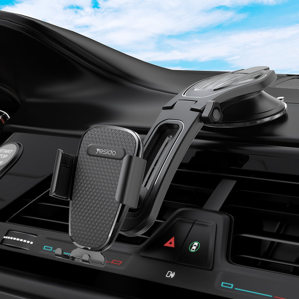 Support Auto Yesido C130, Universel, Noir