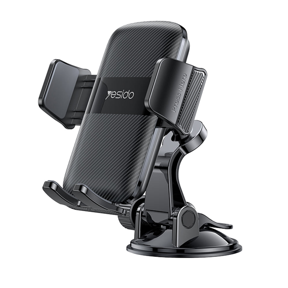Support Auto Yesido C175, 4.7 pouces - 7.2 pouces, Noir