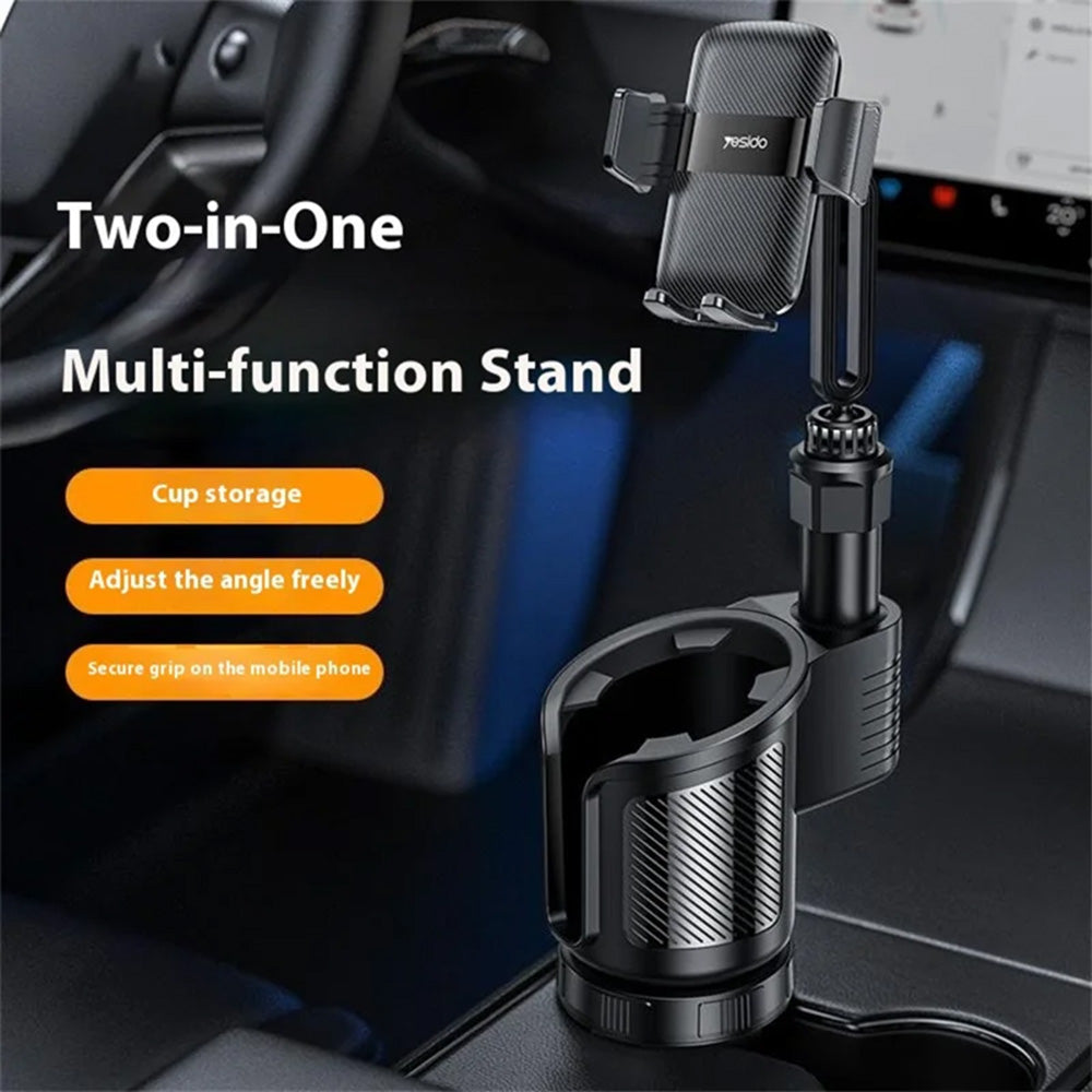 Support Auto Yesido C273, 4.7 pouces - 7.2 pouces, Noir