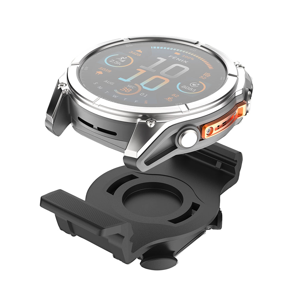 Fahrradhalterung Fixed für Garmin Watch 22mm / Edge Computer, Schwarz
